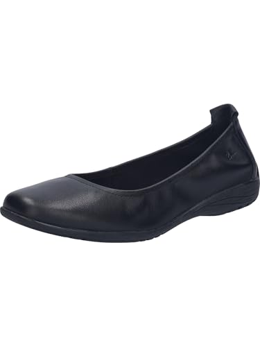 Josef Seibel Damen Klassische Ballerinas Fenja 01,Weite G (Normal),Ballett-Schuhe,Ballet-Flats,Ausgehschuhe,Black-Black / 133-105,38 EU von Josef Seibel