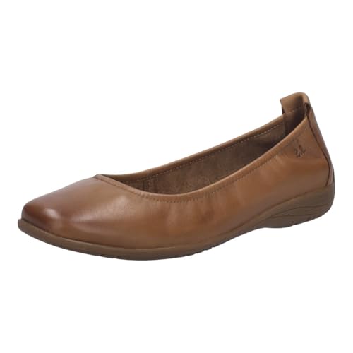 Josef Seibel Damen Klassische Ballerinas Fenja 01,Weite G (Normal),Ausgehschuhe,Abendschuhe,Slip-ons,Freizeitschuhe,Pumps,Camel,41 EU von Josef Seibel