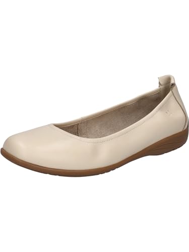 Josef Seibel Damen Klassische Ballerinas Fenja 01,Weite G (Normal),sportlich,Ballerinen,Halbschuhe,Sommerschuhe,Slipper,Sand,42 EU von Josef Seibel