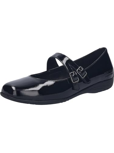 Josef Seibel Damen Klassische Ballerinas Fenja.35,Weite G (Normal),Ausgehschuhe,Abendschuhe,Slip-ons,Lack,Ballerinen,Black-Black,42 EU von Josef Seibel