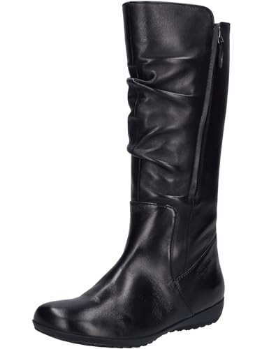 Josef Seibel Damen Klassische Stiefel Naly 26, Frauen Stiefel,Weite G (Normal),lederstiefel,langschaftstiefel,Boots,schwarz,36 EU von Josef Seibel