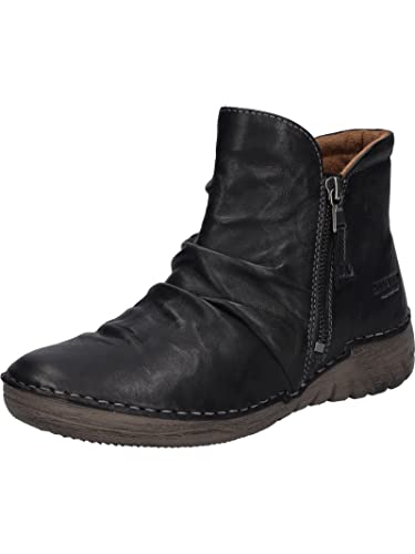Josef Seibel Damen Klassische Stiefeletten Felicia 06,Weite G (Normal),Wechselfußbett,uebergangsstiefel,reißverschluss,schwarz,40 EU von Josef Seibel