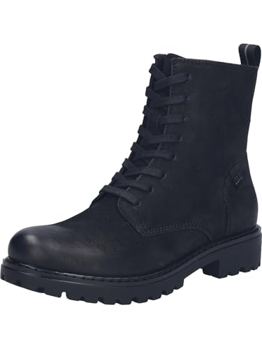 Josef Seibel Damen Klassische Stiefeletten Melinda.02,Weite G (Normal),Wechselfußbett,uebergangsstiefel,flach,Boots,schwarz,39 EU von Josef Seibel