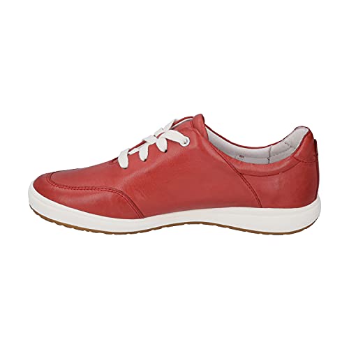 Josef Seibel Damen Low-Top Sneaker Caren 41,Weite G (Normal),Wechselfußbett,schnürschuhe,schnürer,Women's,Woman,Lady,rot,36 EU von Josef Seibel