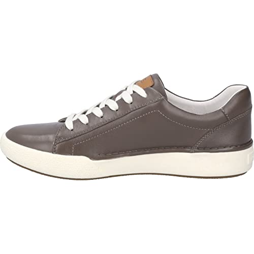 Josef Seibel Damen Low-Top Sneaker Claire 01,Weite G (Normal),Wechselfußbett,Freizeitschuhe,Laufschuhe,schnürschuhe,grau,38 EU von Josef Seibel