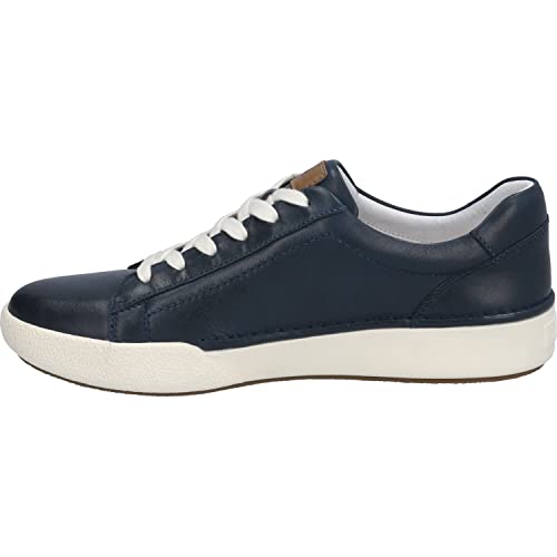 Josef Seibel Damen Low-Top Sneaker Claire 01,Weite G (Normal),Wechselfußbett,Turnschuhe,Laufschuhe,schnürschuhe,Blau (Ocean),36 EU von Josef Seibel