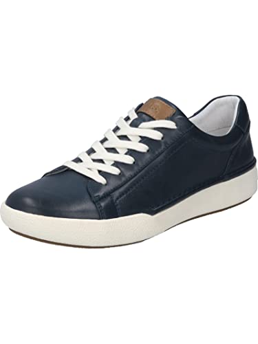 Josef Seibel Damen Low-Top Sneaker Claire 01,Weite G (Normal),Wechselfußbett,Turnschuhe,Laufschuhe,schnürschuhe,Blau (Ocean),39 EU von Josef Seibel