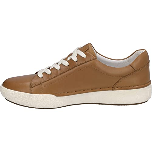 Josef Seibel Damen Low-Top Sneaker Claire 01,Weite G (Normal),Wechselfußbett,Strassenschuhe,Sportschuhe,Freizeitschuhe,Braun (Camel),39 EU von Josef Seibel