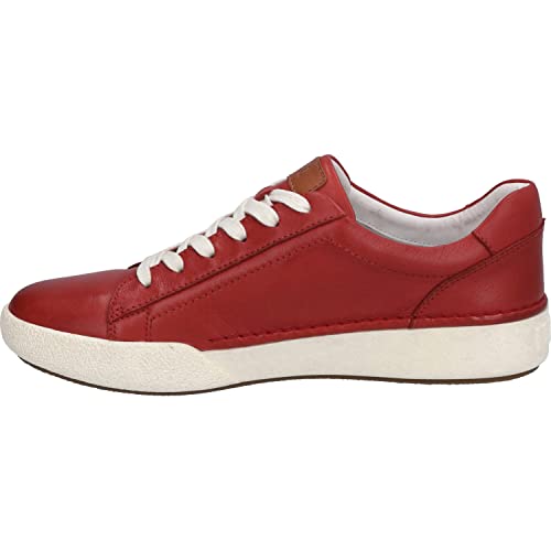 Josef Seibel Damen Low-Top Sneaker Claire 01,Weite G (Normal),Wechselfußbett,Laufschuhe,schnürschuhe,schnürer,Halbschuhe,rot,41 EU von Josef Seibel