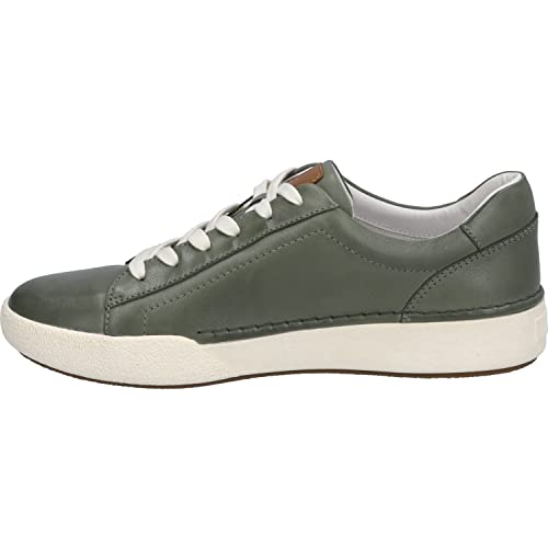 Josef Seibel Damen Low-Top Sneaker Claire 01,Weite G (Normal),Wechselfußbett,Turnschuhe,Laufschuhe,schnürschuhe,schnürer,Grün (Mint),42 EU von Josef Seibel