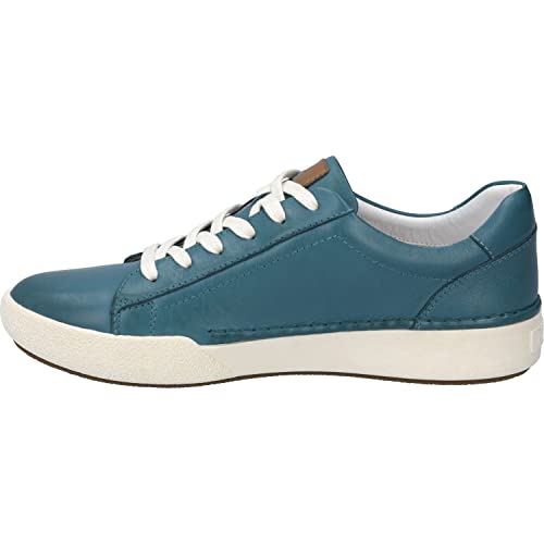 Josef Seibel Damen Low-Top Sneaker Claire 01,Weite G (Normal),Wechselfußbett,schnürer,Halbschuhe,straßenschuhe,Blau (Azur),36 EU von Josef Seibel