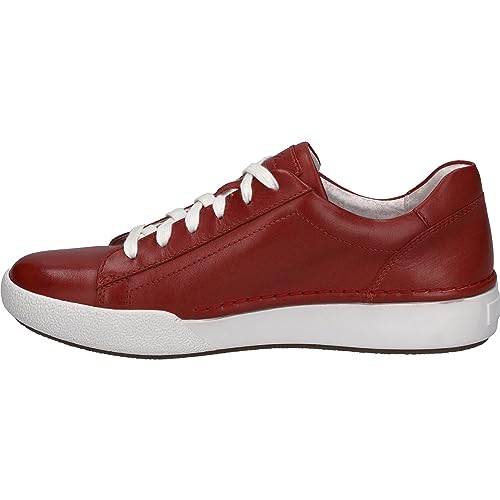 Josef Seibel Damen Low-Top Sneaker Claire 01,Weite G (Normal),Wechselfußbett,schnürschuhe,schnürer,Halbschuhe,Hibiscus,42 EU von Josef Seibel