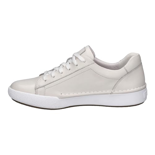 Josef Seibel Damen Low-Top Sneaker Claire 01,Weite G (Normal),Wechselfußbett,schnürschuhe,schnürer,Halbschuhe,Weiss,39 EU von Josef Seibel