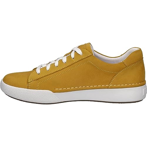 Josef Seibel Damen Low-Top Sneaker Claire 01,Weite G (Normal),Wechselfußbett,straßenschuhe,Strassenschuhe,Sportschuhe,Safran,39 EU von Josef Seibel