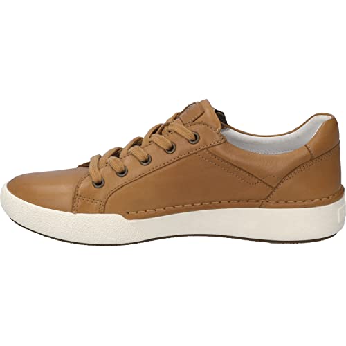 Josef Seibel Damen Low-Top Sneaker Claire 03,Weite G (Normal),Wechselfußbett,Freizeitschuhe,Turnschuhe,Laufschuhe,Braun (Camel),37 EU von Josef Seibel