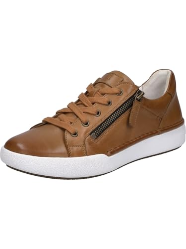 Josef Seibel Damen Low-Top Sneaker Claire 03,Weite G (Normal),Wechselfußbett,Freizeitschuhe,Turnschuhe,Laufschuhe,Camel,37 EU von Josef Seibel