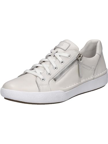 Josef Seibel Damen Low-Top Sneaker Claire 03,Weite G (Normal),Wechselfußbett,Freizeitschuhe,Turnschuhe,Laufschuhe,Weiss,38 EU von Josef Seibel