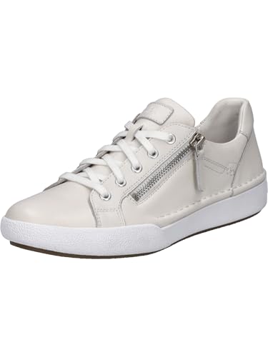Josef Seibel Damen Low-Top Sneaker Claire 03,Weite G (Normal),Wechselfußbett,Freizeitschuhe,Turnschuhe,Laufschuhe,Weiss,38 EU von Josef Seibel