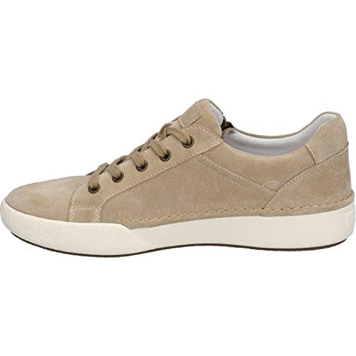 Josef Seibel Damen Low-Top Sneaker Claire 03,Weite G (Normal),Wechselfußbett,Freizeitschuhe,Turnschuhe,Laufschuhe,beige,38 EU von Josef Seibel