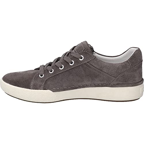 Josef Seibel Damen Low-Top Sneaker Claire 03,Weite G (Normal),Wechselfußbett,Freizeitschuhe,Turnschuhe,Laufschuhe,grau,41 EU von Josef Seibel