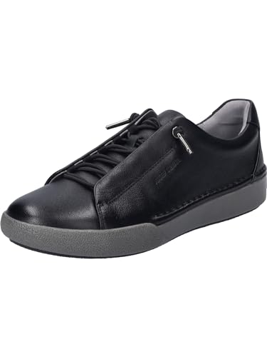 Josef Seibel Damen Low-Top Sneaker Claire 24,Weite G (Normal),Wechselfußbett,Freizeitschuhe,Turnschuhe,Laufschuhe,schwarz,38 EU von Josef Seibel