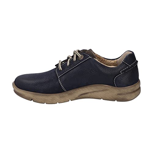 Josef Seibel Damen Low-Top Sneaker Conny 51,Weite G (Normal),Wechselfußbett,wasserdicht,schnürer,Halbschuhe,Sportschuhe,Blau (Ocean),40 EU von Josef Seibel