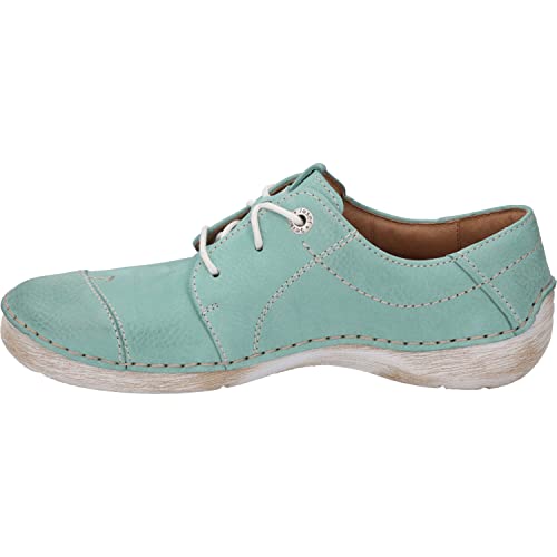 Josef Seibel Damen Low-Top Sneaker Fergey 20,Weite G (Normal),Wechselfußbett,Halbschuhe,straßenschuhe,Sportschuhe,Grün (Mint-Kombi),37 EU von Josef Seibel