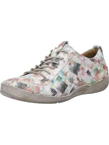 Josef Seibel Damen Low-Top Sneaker Fergey 56,Weite G (Normal),Wechselfußbett,Sportschuhe,Freizeitschuhe,Turnschuhe,Multicolor,38 EU von Josef Seibel