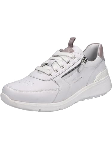 Josef Seibel Damen Low-Top Sneaker Giulietta 03,Weite G (Normal),Wechselfußbett,schnürschuhe,schnürer,Plateausohle,Weiss-rosa,38 EU von Josef Seibel