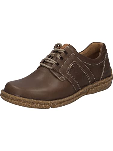 Josef Seibel Damen Low-Top Sneaker Neele 44,Weite G (Normal),Wechselfußbett,Freizeitschuhe,Laufschuhe,schnürschuhe,Braun (Moro-Kombi),37 EU von Josef Seibel