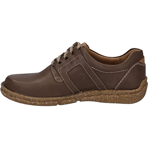 Josef Seibel Damen Low-Top Sneaker Neele 44,Weite G (Normal),Wechselfußbett,Strassenschuhe,Sportschuhe,Turnschuhe,Braun (Moro-Kombi),45 EU von Josef Seibel