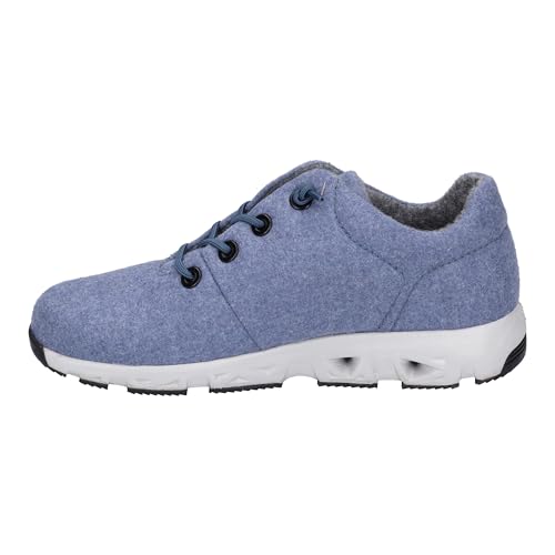 Josef Seibel Damen Low-Top Sneaker Noih 05,Weite G (Normal),Wechselfußbett,Sportschuhe,Freizeitschuhe,Turnschuhe,Blau (SkyBlue),44 EU von Josef Seibel