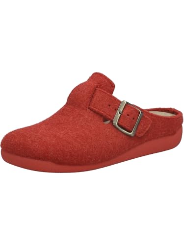 Josef Seibel Damen Pantoffeln Cara.01,Weite G (Normal),Wechselfußbett,Freizeitschuhe,Schlupfschuhe,schluepfschuhe,Slip-ons,rot,42 EU von Josef Seibel