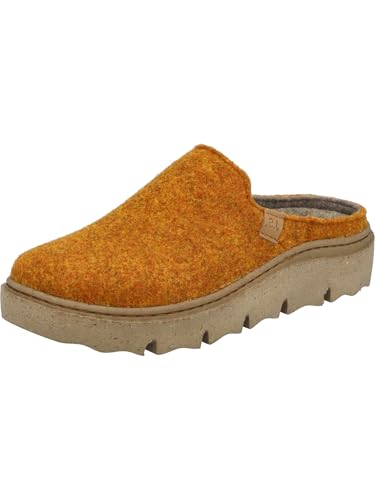 Josef Seibel Damen Pantoffeln Carmaux.01,Weite G (Normal),Wechselfußbett,Freizeitschuhe,Schlupfschuhe,schluepfschuhe,orange,36 EU von Josef Seibel