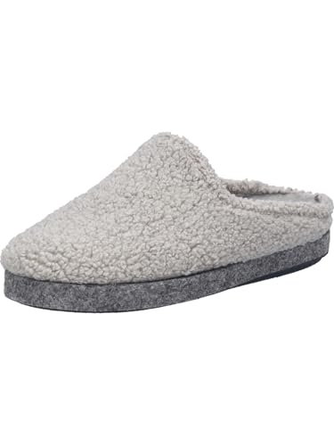 Josef Seibel Damen Pantoffeln Lara.02, Frauen Hausschuhe,Weite G (Normal),zuhause,Freizeitschuhe,bequem,Schlupfschuhe,grau-Kombi,37 EU von Josef Seibel