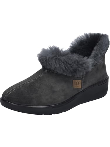 Josef Seibel Damen Pantoffeln Tara 03, Frauen Hausschuhe,Weite H (Weit),Backless Slipper,Gartenschuhe,Puschen,Latschen,anthrazit,37 EU von Josef Seibel