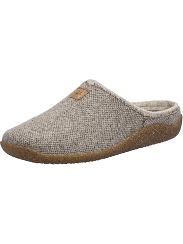 Josef Seibel Damen Pantoffeln Vinny.01,Weite G (Normal),Wechselfußbett,hausschlappen,hauslatsch,hofschuh,treter,beige-Kombi,40 EU von Josef Seibel