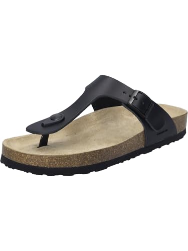 Josef Seibel Damen Zehentrenner Hermine 02, Frauen Sandalen,Weite G (Normal),Strand,Sommerschuhe,Freizeitschuhe,schwarz,38 EU von Josef Seibel