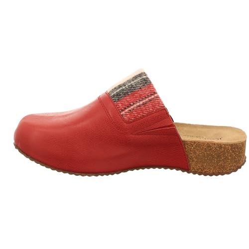 Josef Seibel Damen Pantoletten Tonga 68, Frauen Pantoletten,Weite G (Normal),Schlupfschuhe,schluepfschuhe,Slides,Slip-ons,Mules,rot,37 EU / 4 UK von Josef Seibel