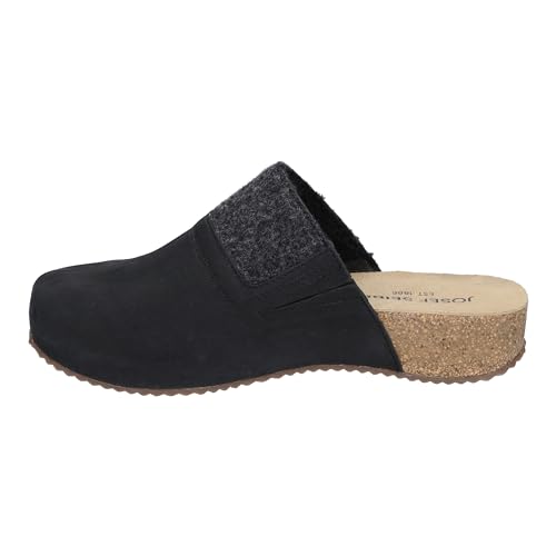 Josef Seibel Damen Pantoletten Tonga 68, Frauen Pantoletten,Weite G (Normal),Slides,Slip-ons,Backless,Mules,Gartenschuhe,schwarz,38 EU / 5 UK von Josef Seibel