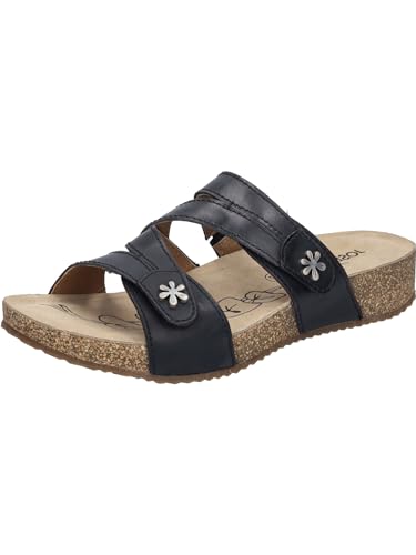 Josef Seibel Damen Pantoletten Tonga 82, Frauen Slipper,Weite G (Normal),Slides,Slip-ons,Backless Slipper,Mules,schwarz,40 EU von Josef Seibel
