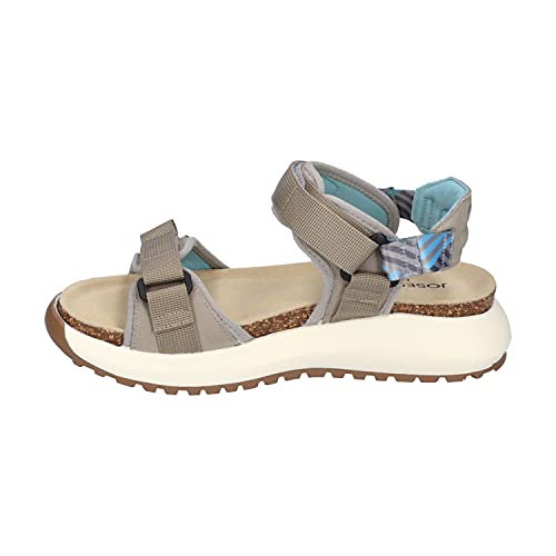 Josef Seibel Damen Plateausandalen Annie 04,Weite G (Normal),Wechselfußbett,Freizeitschuhe,offene Schuhe,beige-Kombi,38 EU / 5 UK von Josef Seibel