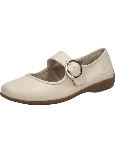 Josef Seibel Damen Riemchenballerinas Fenja 18, Frauen Flats,Weite G (Normal),spangenballerinas,Ballerinen,Pumps,Halbschuhe,Sand,44 EU von Josef Seibel