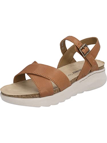 Josef Seibel Damen Riemchensandalen Celine 03,Weite G (Normal),Sommerschuhe,Freizeitschuhe,offene Schuhe,Strandschuhe,Braun (Camel),38 EU von Josef Seibel