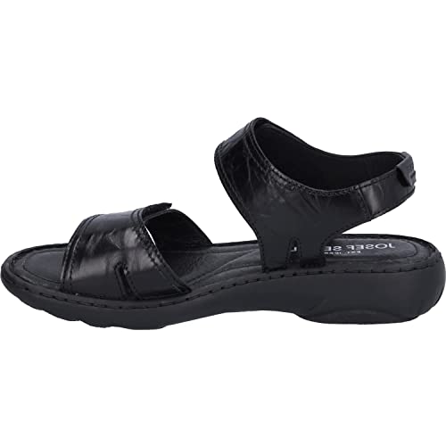 Josef Seibel Damen Riemchensandalen Debra 58, Frauen Sandalen,Weite G (Normal),Sommerschuhe,Freizeitschuhe,offene Schuhe,schwarz,37 EU von Josef Seibel