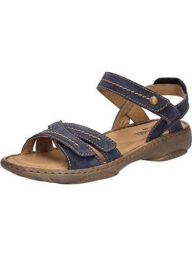 Josef Seibel Damen Riemchensandalen Debra 62, Frauen Sandalen,Weite G (Normal),Freizeitschuhe,offene Schuhe,Strandschuhe,Ocean,36 EU von Josef Seibel