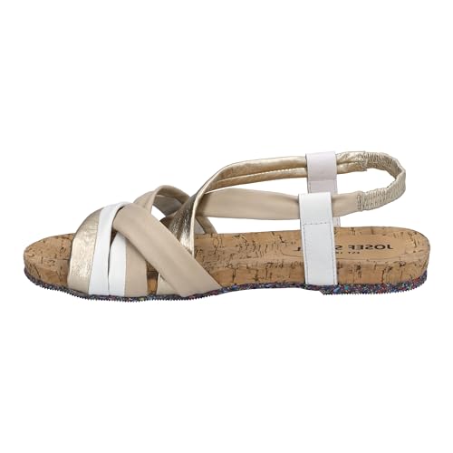 Josef Seibel Damen Henriette 03 Sandale, Beige Multi, 40 EU von Josef Seibel