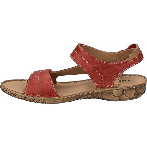 Josef Seibel Damen Riemchensandalen Rosalie 56,Weite G (Normal),strandschuhe,sandaletten,sommersandalen,bequem,hibiscus-kombi,42 EU von Josef Seibel