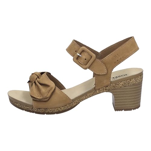 Josef Seibel Damen Sandaletten Grace 11, Frauen Sandalen,Weite G (Normal),elegant,Leichter Absatz,Sommerschuhe,Strandschuhe,nuss,42 EU von Josef Seibel