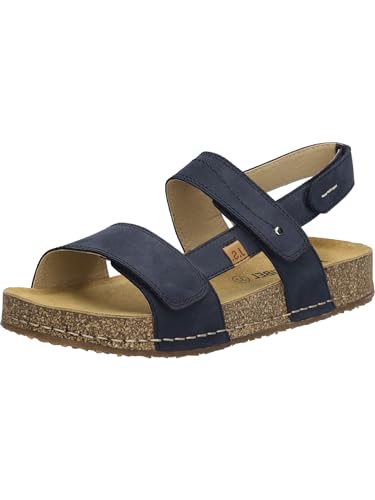 Josef Seibel Damen Sandaletten Hannah 02, Frauen Sandalen,Weite G (Normal),Sommerschuhe,Freizeitschuhe,offene Schuhe,Ocean,37 EU von Josef Seibel